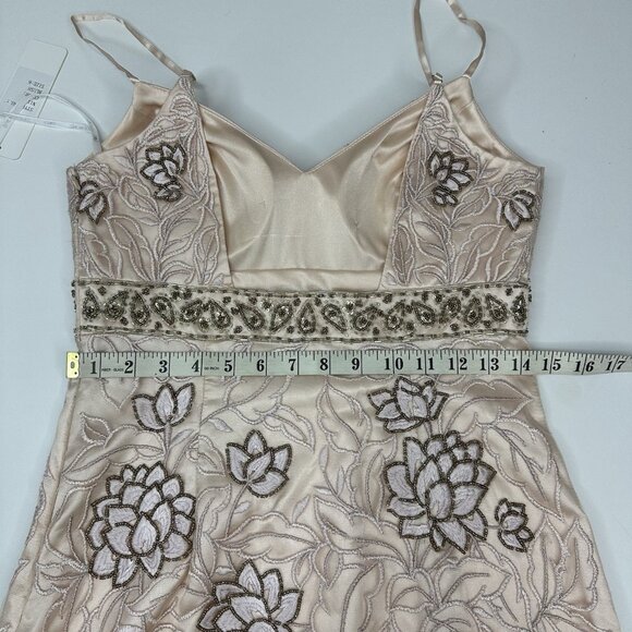 Sue Wong Nocturne Women's NWT Pink Beaded Embroidered‎ Floral Formal Dress 6/C36 - Picture 13 of 17